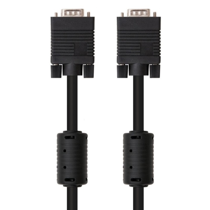 nanocable cable conmutador vga 10 m negro