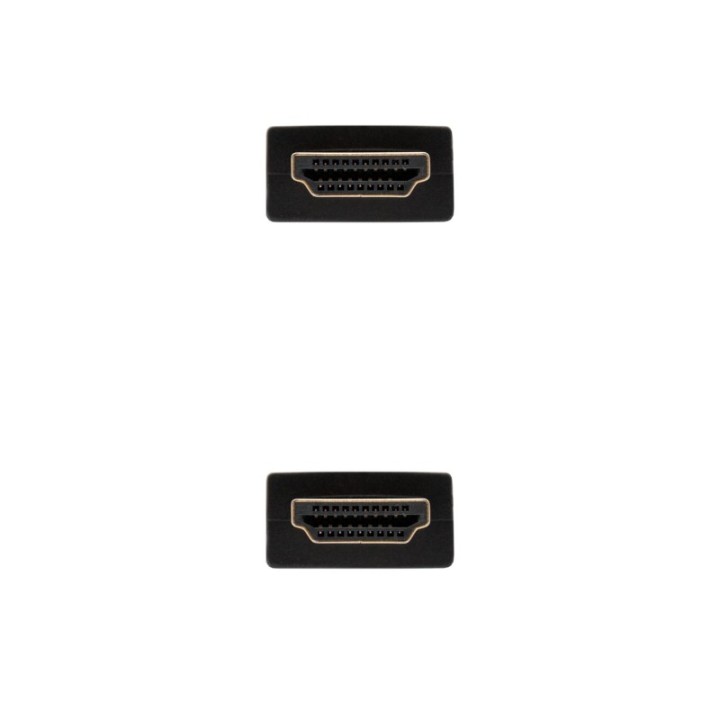nanocable cable hdmi con ferrita, m-m, negro, 1.8m