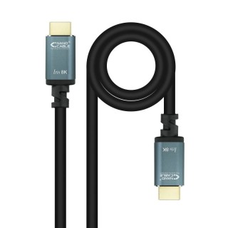 nanocable cable hdmi 2.1 iris 8k m/m, 2 metros
