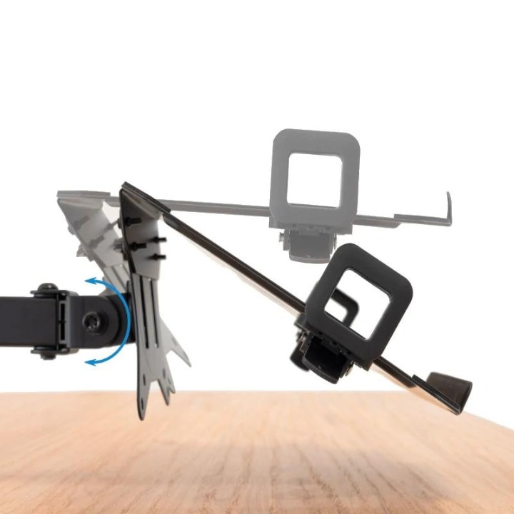 tooq db1202tn-b soporte mesa 2 pantallas+ portatil