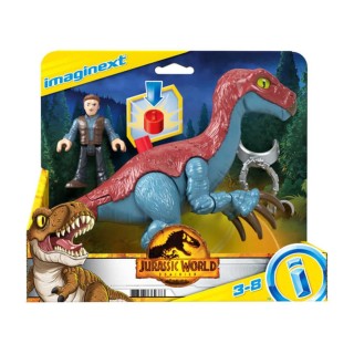 mattel figura mattel jurassic world therizinosaurus