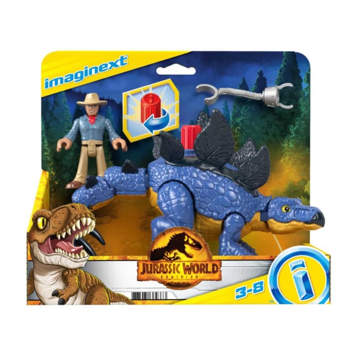 mattel figura mattel jurassic world stegosaurus