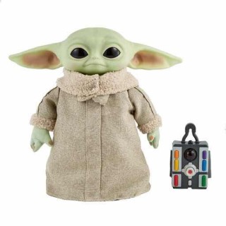 mattel peluche mattel el mandaloriano star wars baby yoda con control remoto
