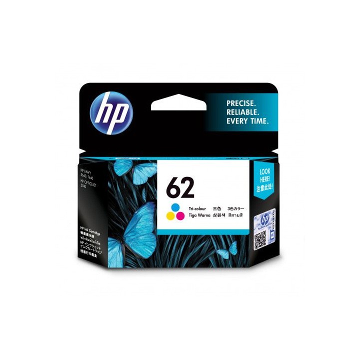 hp 62 cartucho de tinta hp62 tricolor (c2p06ae)