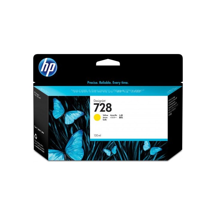 hp 728 cartucho de tinta hp728 amarillo (f9j65a)