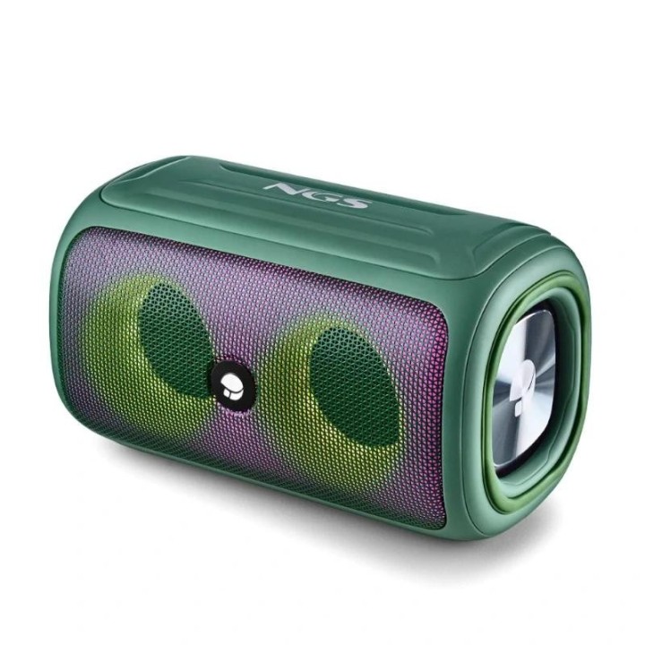 ngs altavoz portatil bt rgb ipx5 rollerbeastgreen