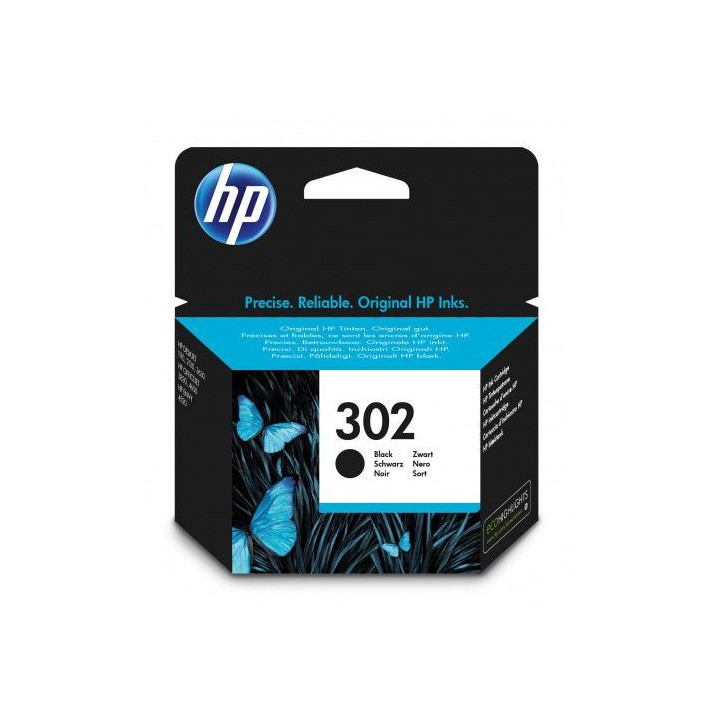 hp 302 cartucho de tinta hp302 negro (f6u66ae)
