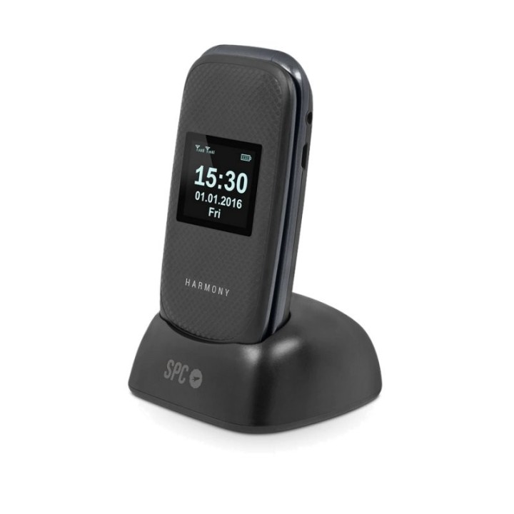 spc 2304n harmony telefono movil bt fm + dock negr