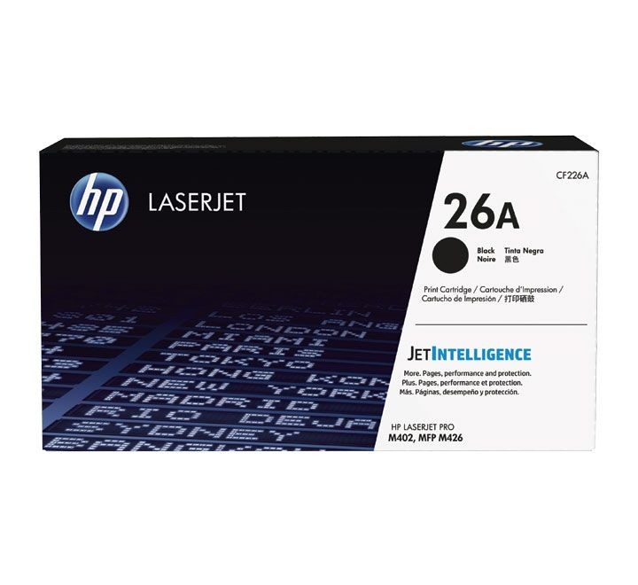 toner hp original cf226a negro nÂº26a