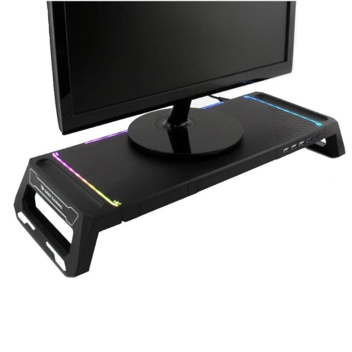 deep gaming stand para monitor + hub dg-mob-06