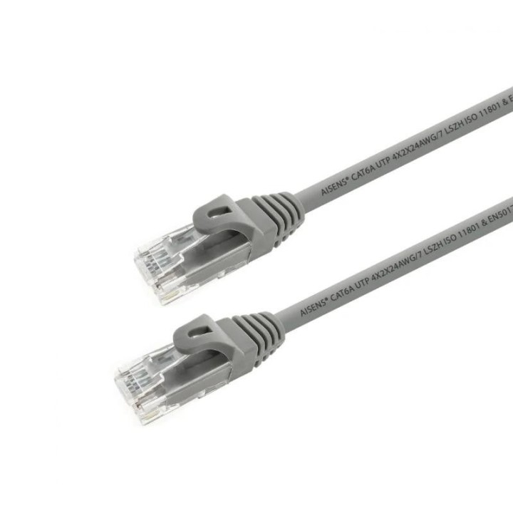 aisens latiguillo rj45 cat.6a utp gris 10m