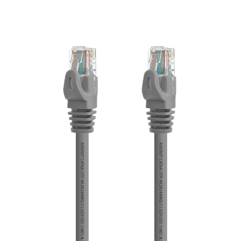 aisens latiguillo rj45 cat.6a utp gris 15m