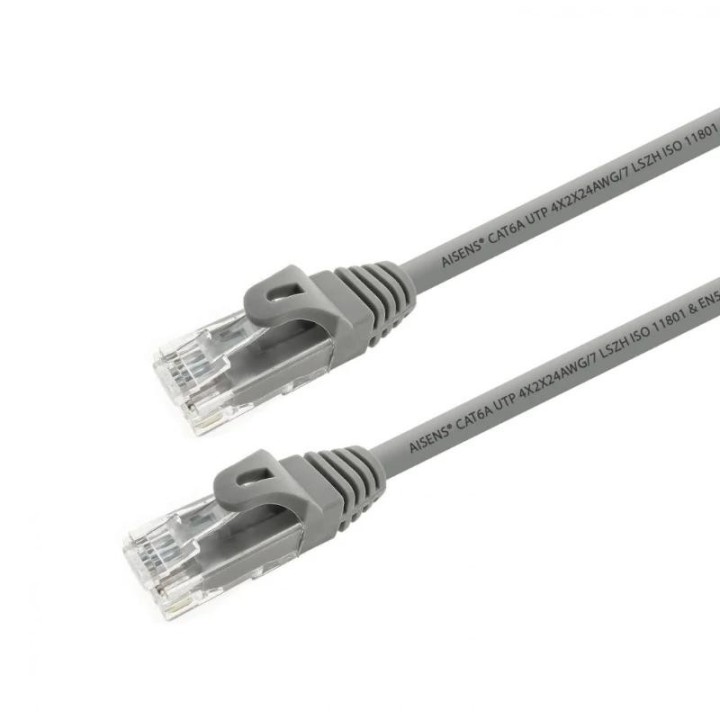 aisens latiguillo rj45 cat.6a utp gris 15m