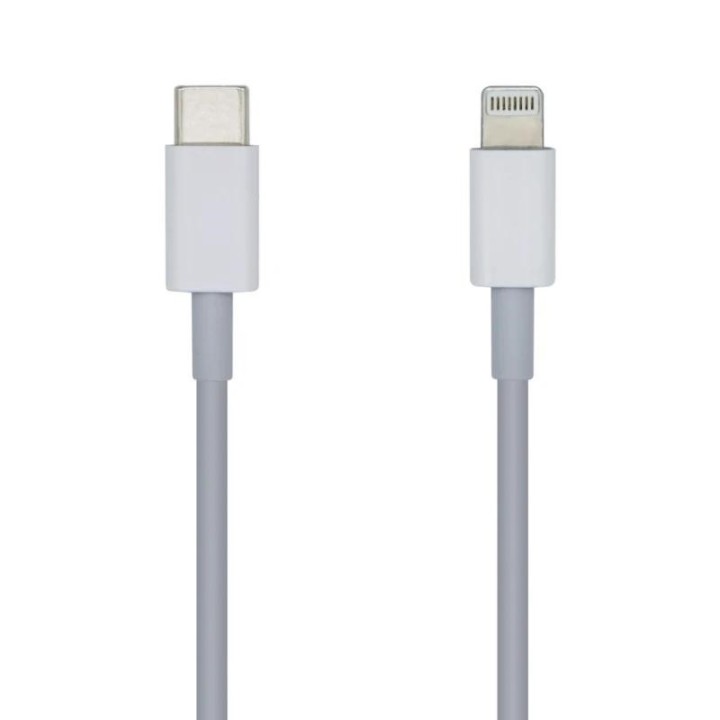 aisens cable lightning-m a usb-c 2.0-m blanco 1.0m
