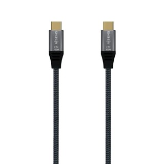 aisens cable usb3.2 gen2x2 5a e-mark cm-cm gris 2m