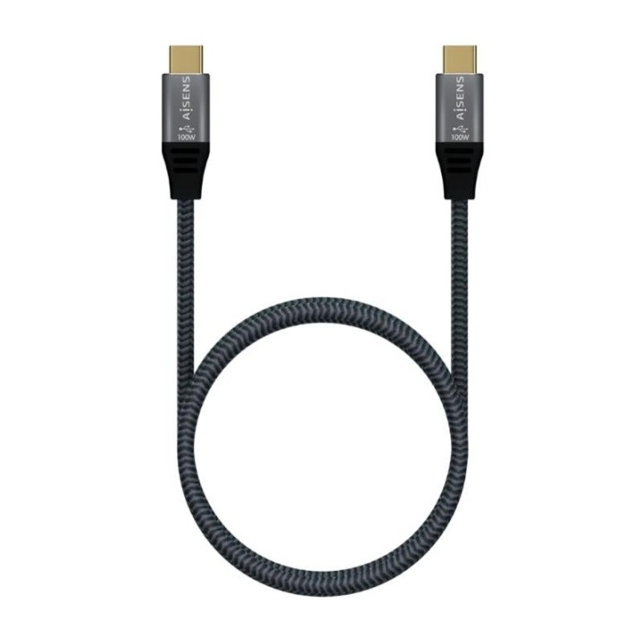 aisens cable usb3.2 gen2x2 5a e-mark cm-cm gris 2m