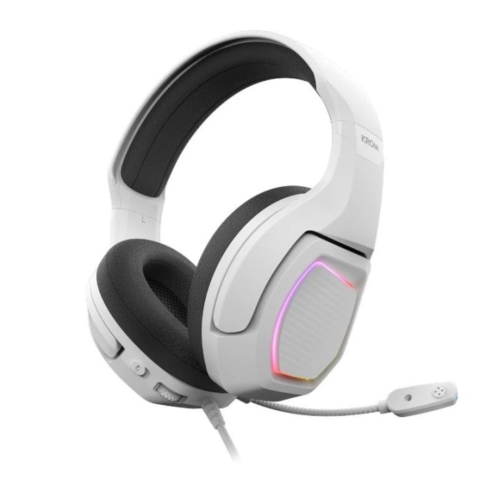 krom kopa auriculares gaming 7.1 virtual blanc