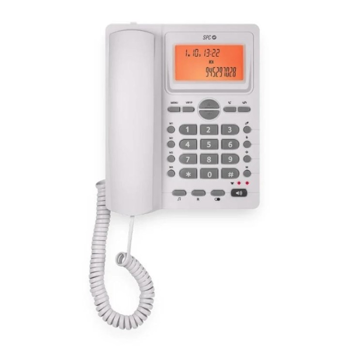spc 3612b telefono office id 2 lcd blanco