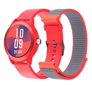 spc smartwatch smartee duo vivo rojo + correa extr