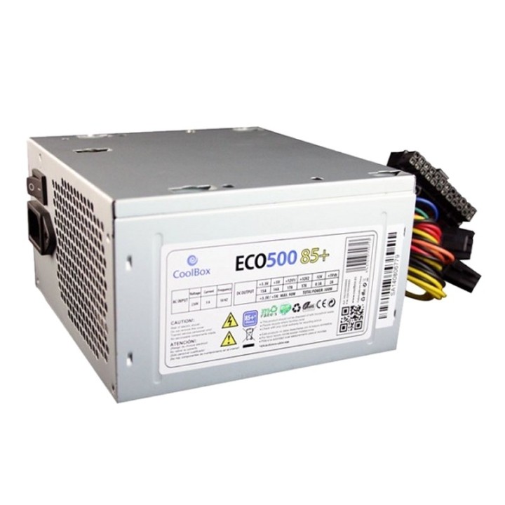 coolbox fuente alim. atx  eco-500 85+ efi