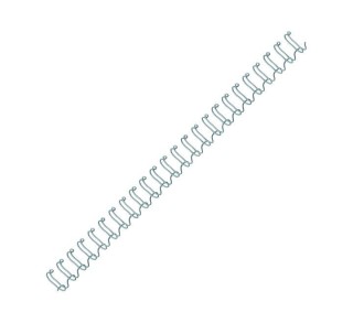 pack 100 wires fellowes met. 10mm plata