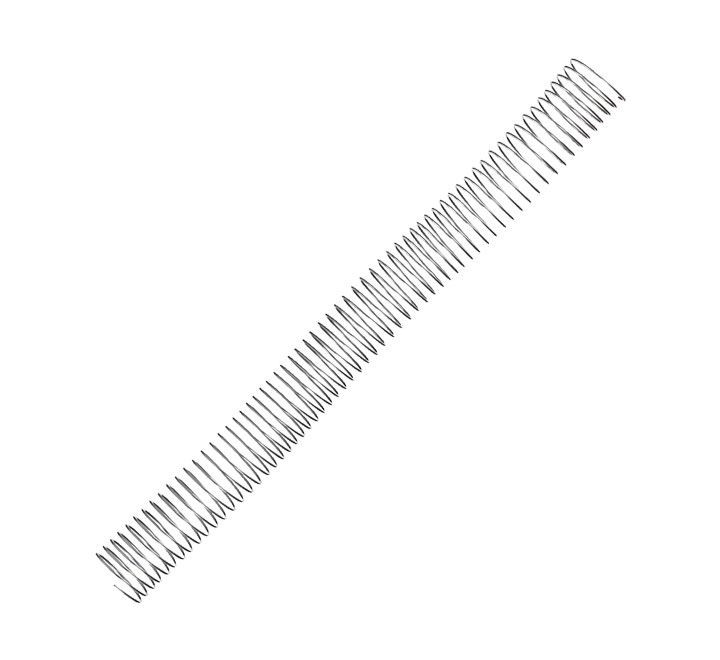 pack 50 espirales fellowes met. plata 28mm