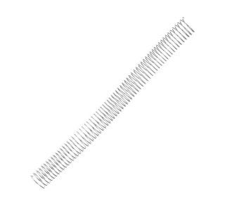 pack 50 espirales fellowes met. plata 26mm