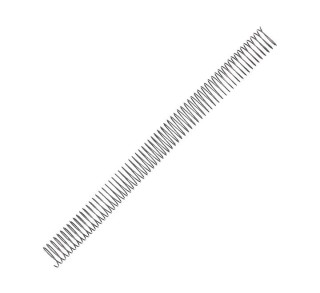 pack 100 espirales fellowes met. plata 24mm