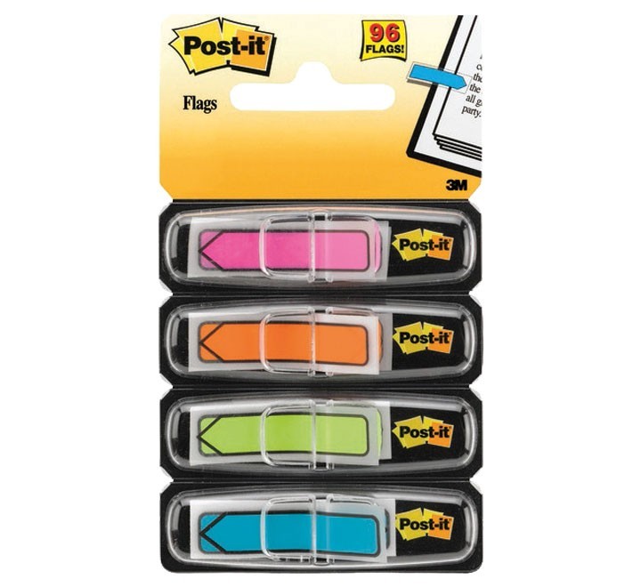 dispen. 24 post it index flecha 1/2 4 stdo brillo