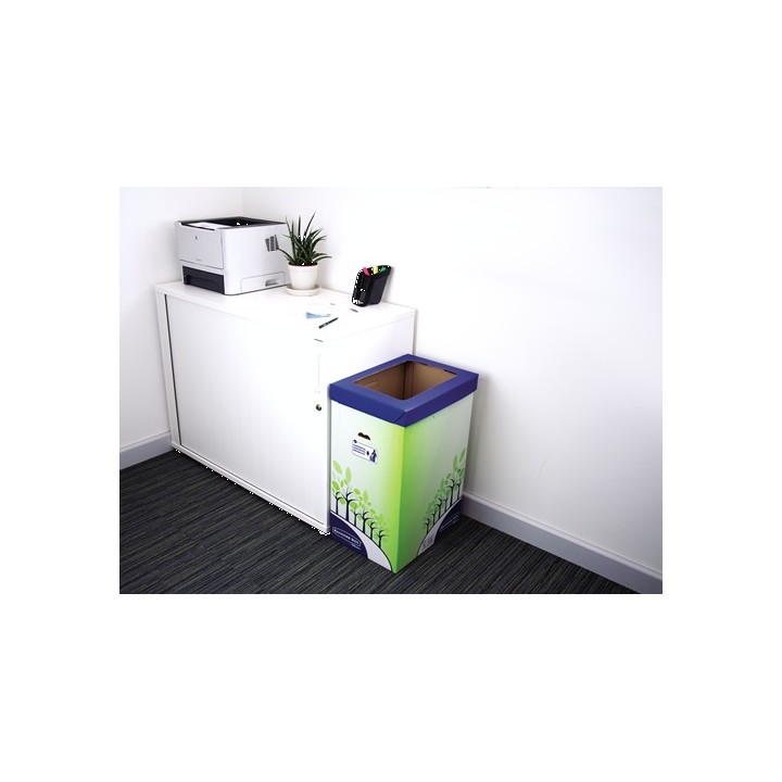 pap. reciclaje fellowes bankers 69l decorada