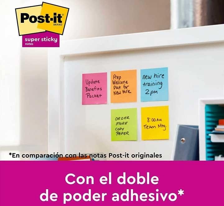 pack 6 bloc post-it s.sticky z-notas carnival
