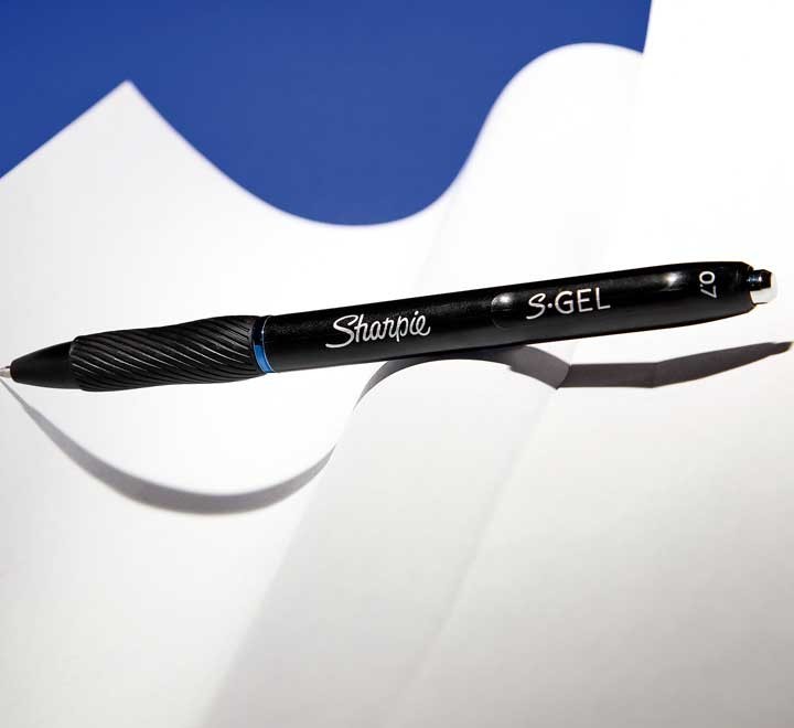 boligrafo retrac. sharpie gel 0.7mm azul