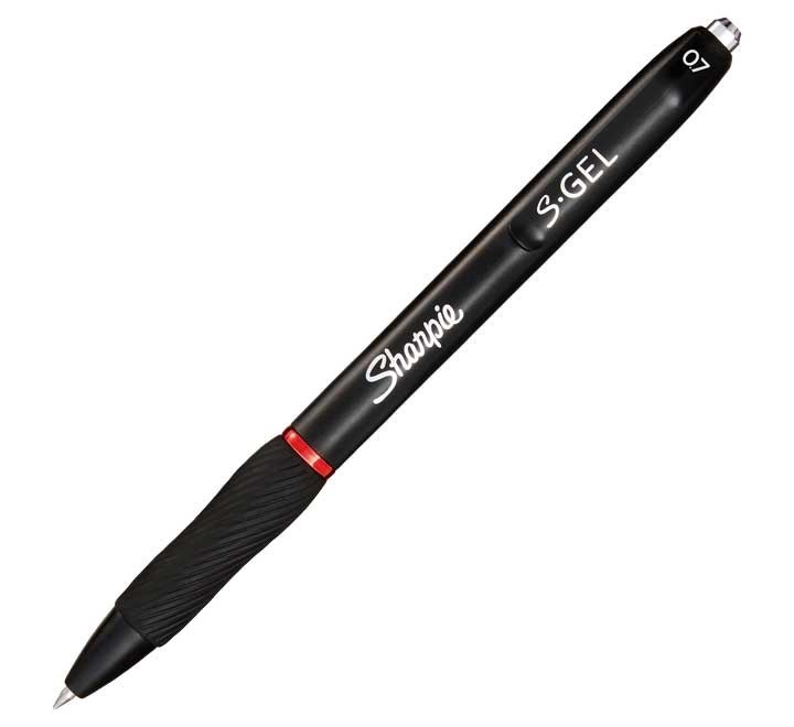 boligrafo retrac. sharpie gel 0.7mm rojo