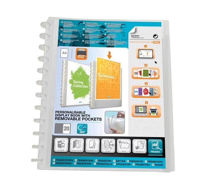 carp. 20 fundas oxford polyvision 100205600 transp