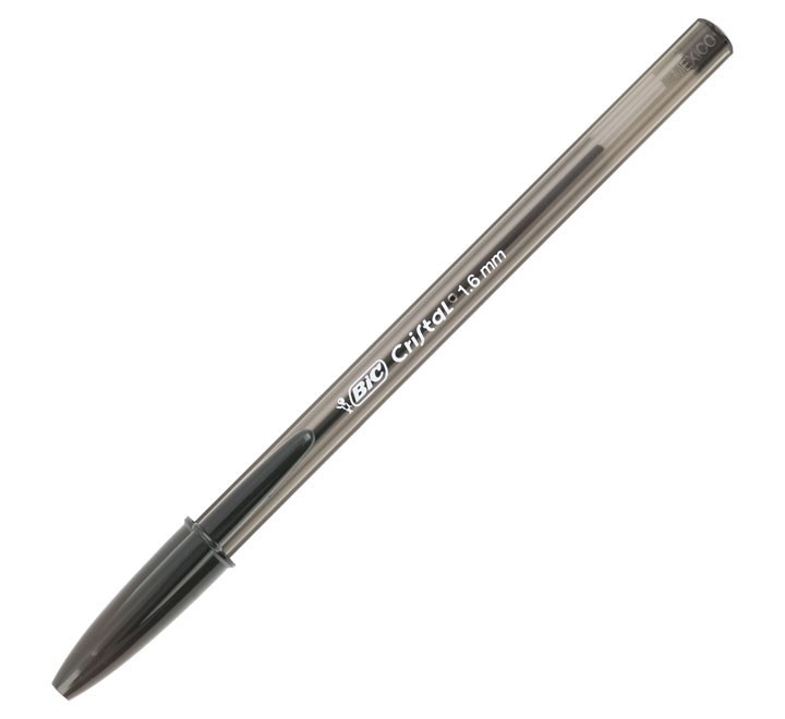boligrafo bic cristal large 1.6 negro 880648