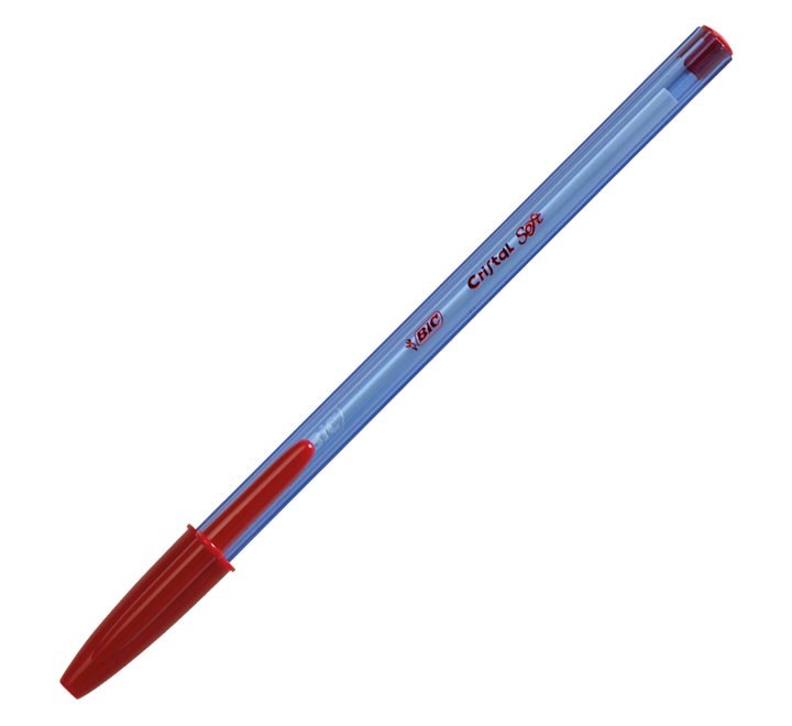 boligrafo bic cristal soft 0.5mm rojo 918520
