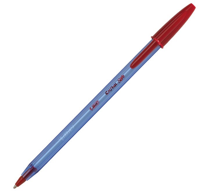 boligrafo bic cristal soft 0.5mm rojo 918520