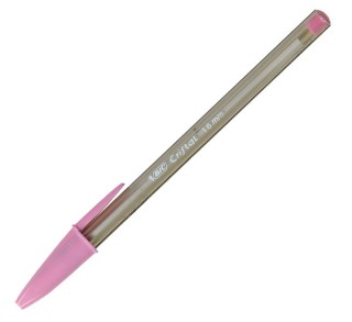 boligrafo bic cristal fun rosa 929056