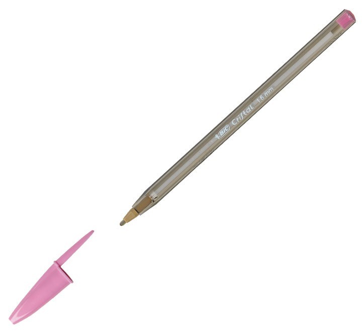 boligrafo bic cristal fun rosa 929056