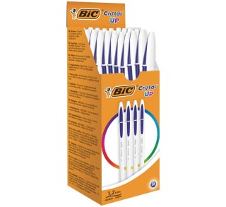 caja 20 boli bic cristal up azul 949879
