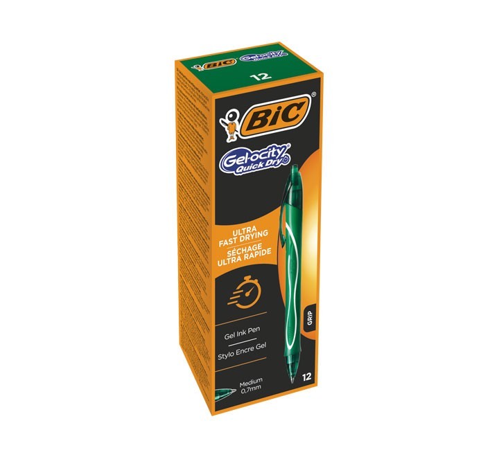 roller bic gelocity gel 0.7mm retr. verde