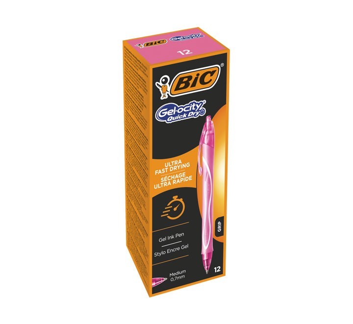 roller bic gelocity gel 0.7mm retr. rosa