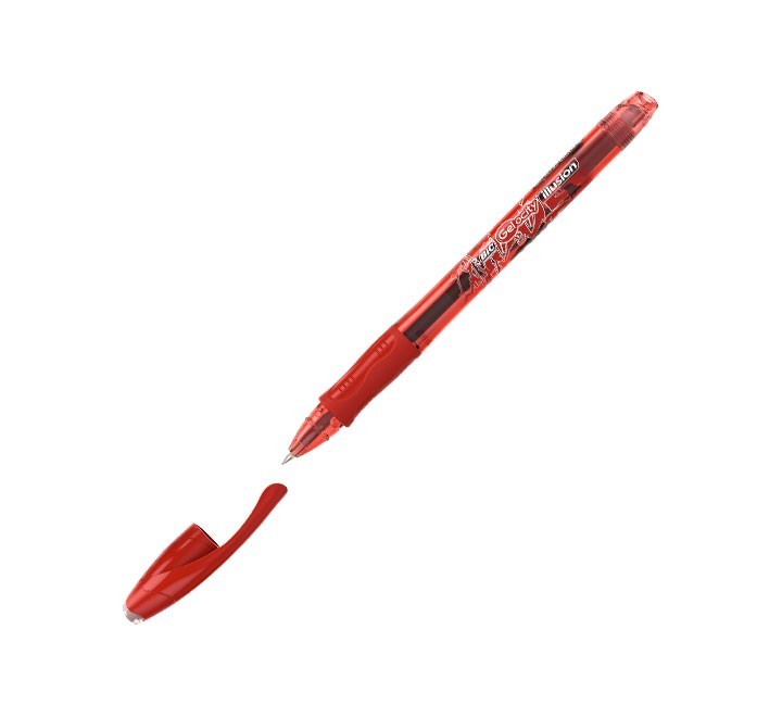roller bic gelocity illusion 0.7mm rojo