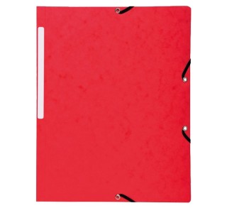 carpeta exacompta gomas sin solapas rojo