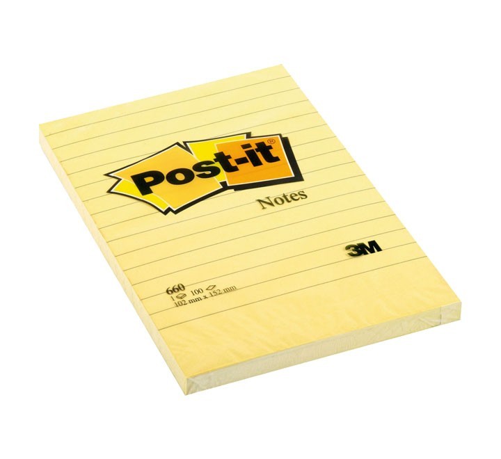 bloc 100h notas repos. post-it horiz. 102x152 amar