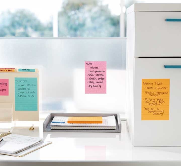 bloc 100h notas repos. post-it horiz. 102x152 amar