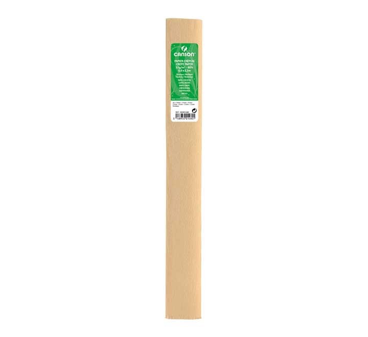 r. papel crepe canson 0.50x2.5m crema 200001480
