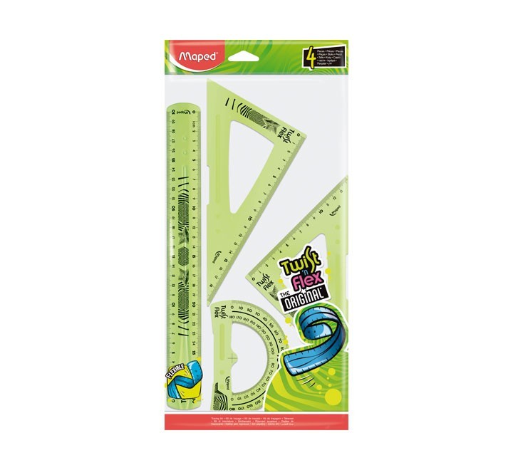 maxi kit reglas maped 4 piezas twist stdo