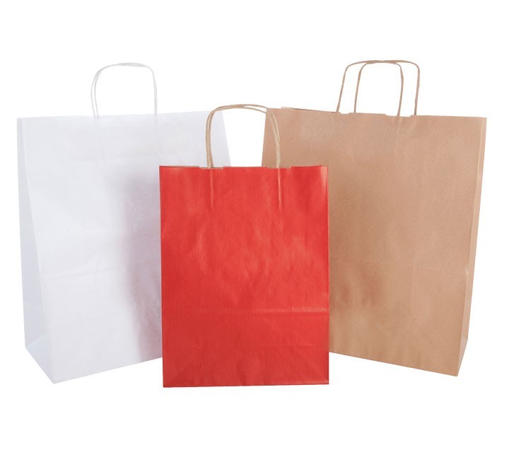 pack 50 bolsas kraft apli blanco 25x11x31 101649