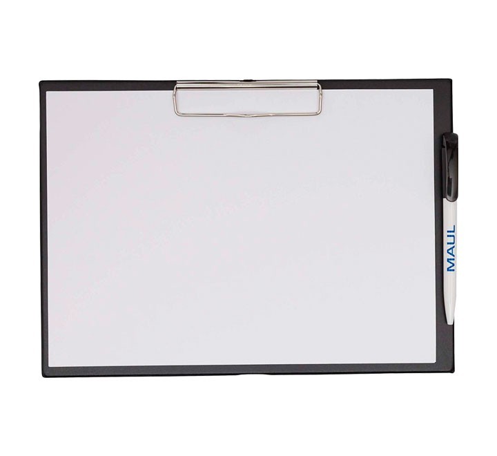 soporte maul c/pinza sup. a4 apais. negro